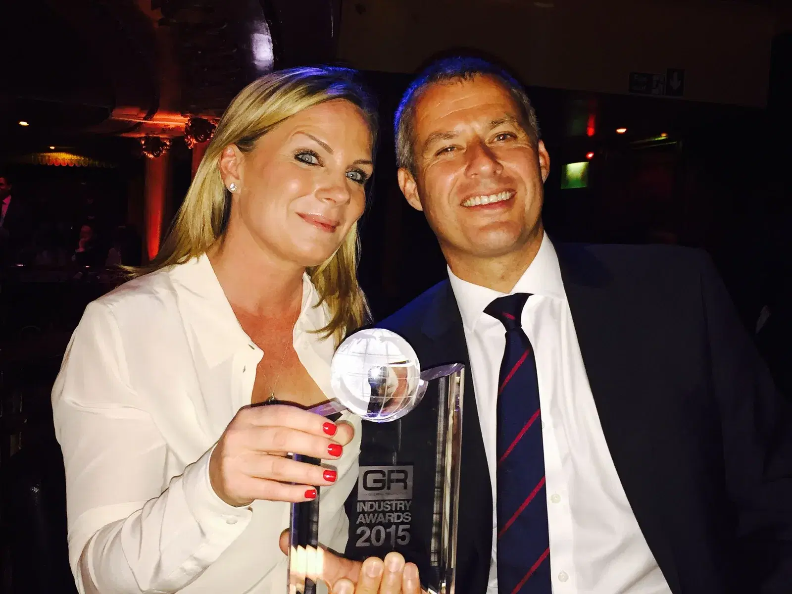 Catherine Turner and Ben Davies