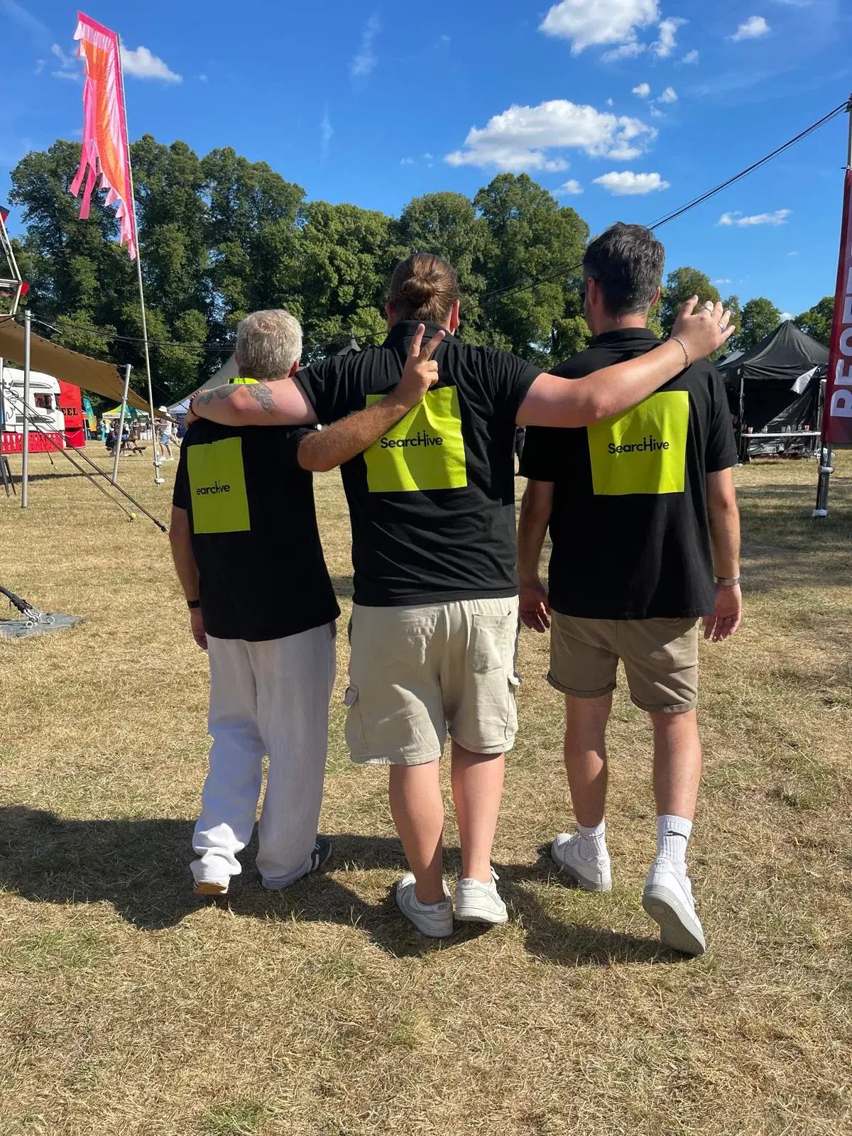 The SearcHive team on stage at RecFest UK